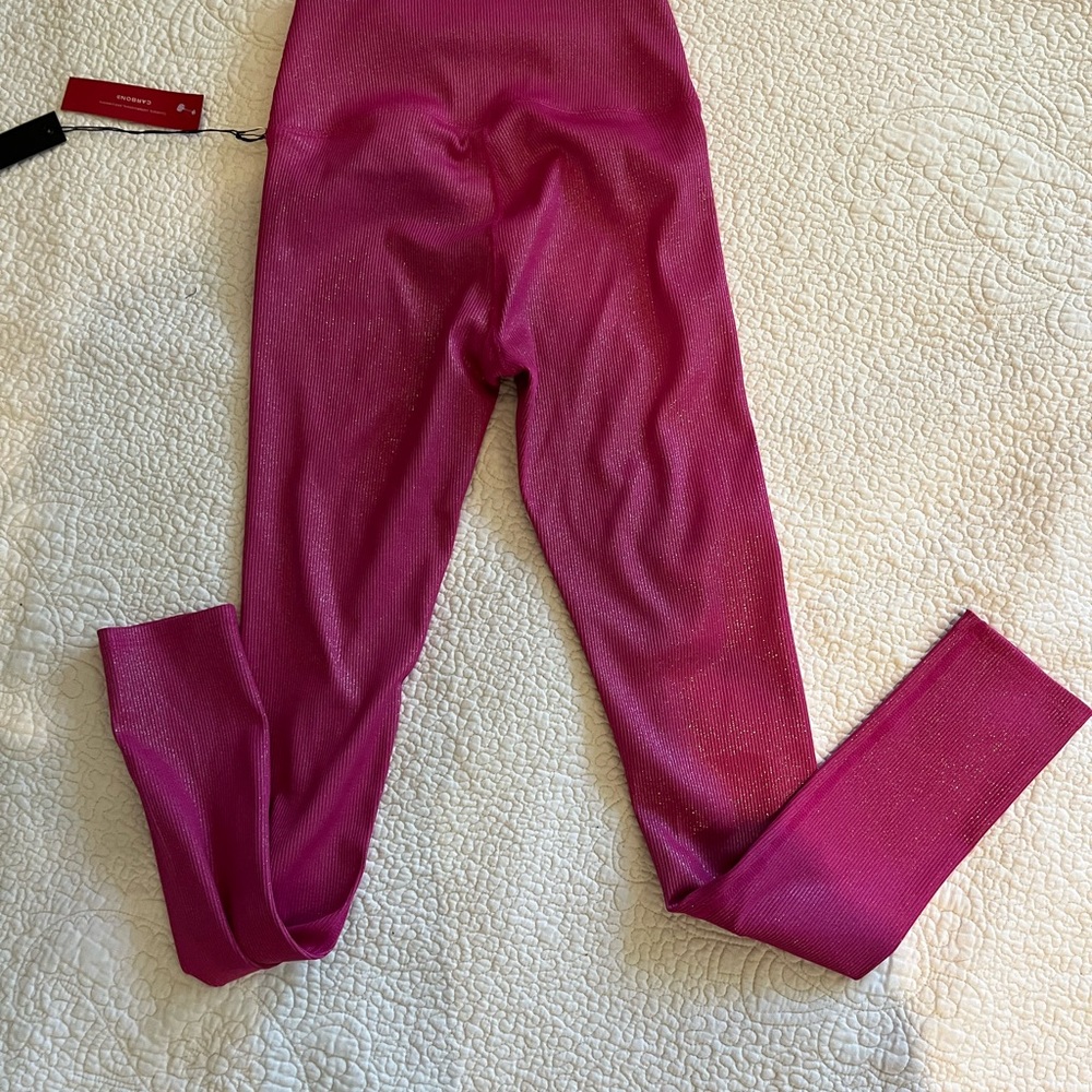 Carbon 38 new hot pink leggings